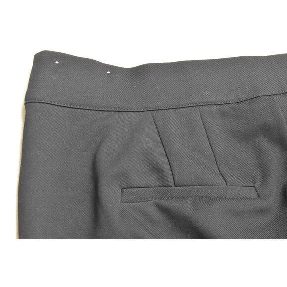 Lane Bryant Womens Plus Size 18 Black Flare Leg Cropped Dress Pants Stretch - Picture 7 of 8